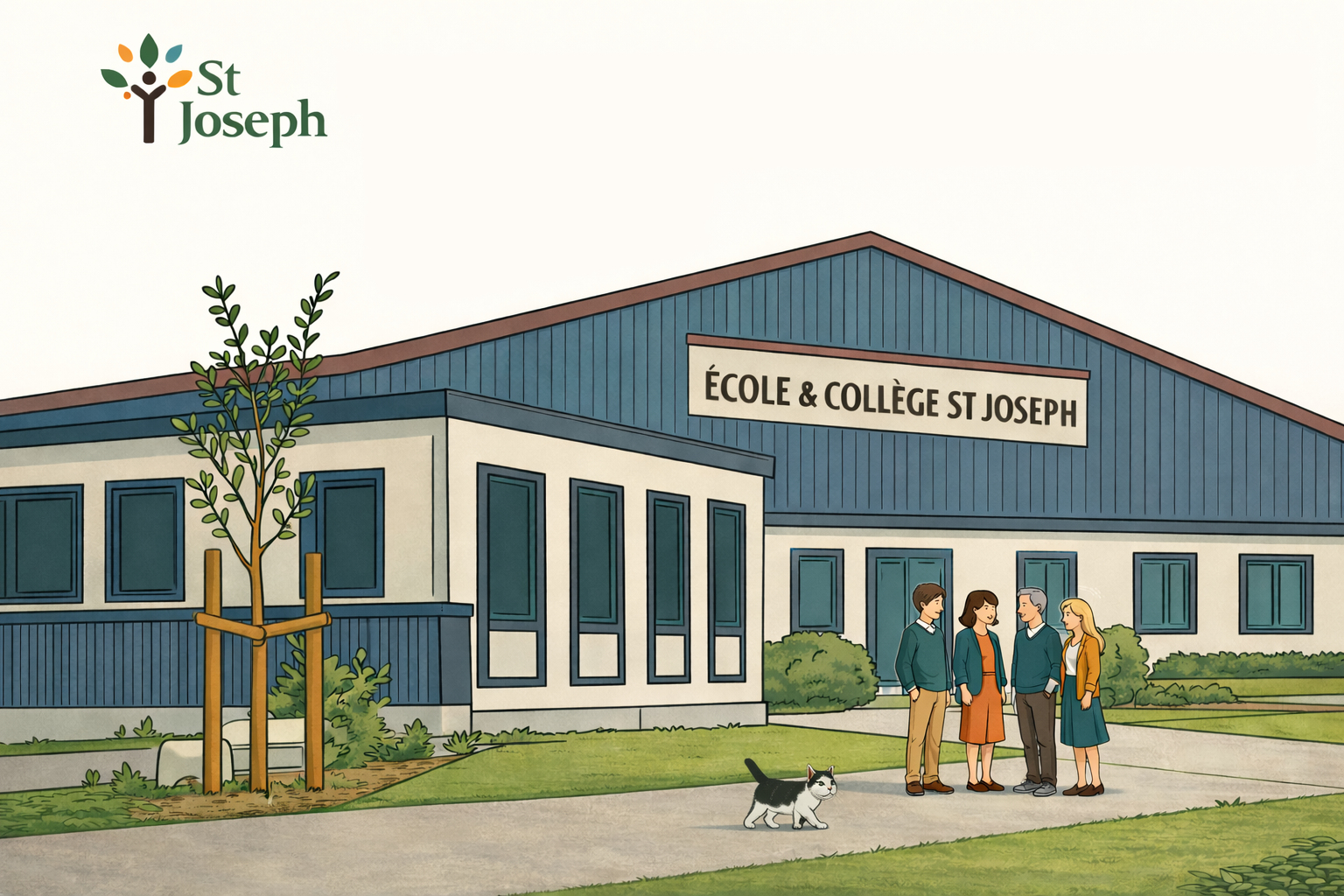 Vue de l'École & Collège Saint-Joseph